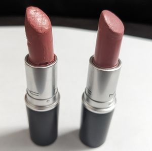 MAC Cosmetics Angel and Fanfare lipsticks